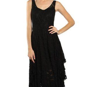 Vintage black lace dress